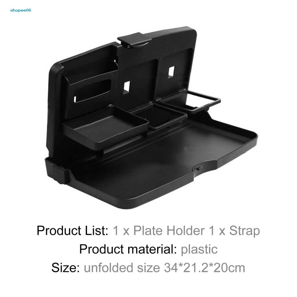 Khay Đựng Thức Ăn Đa Năng Gắn Ghế Sau Xe Hơi Tiện Dụng