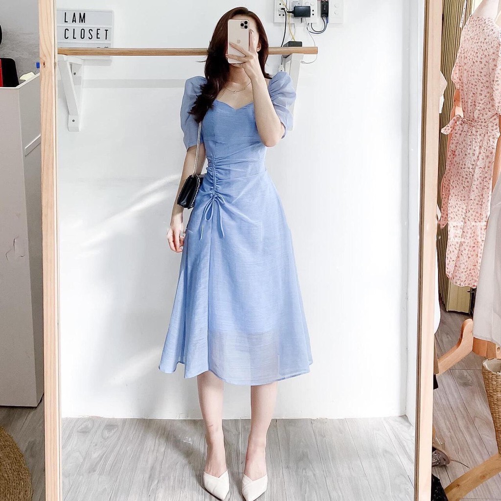 Đầm dạo phố nhẹ nhàng rút thân cực xinh - Yeni Dress