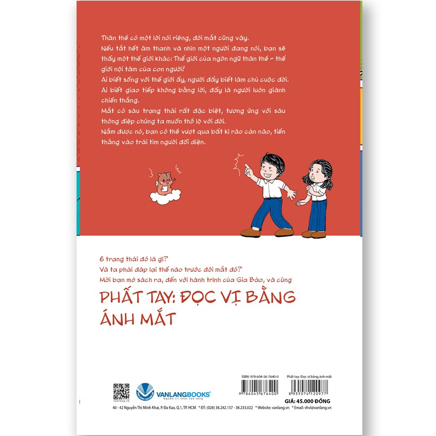 Sách Phất Tay Đọc Vị Bằng Ánh Mắt - Thương Tâm Bích - VLG