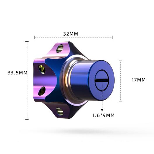 Giao hàng trong ngày Chuôi chìa khóa xe máy thiết kế lục giác cao cấp TABITHA