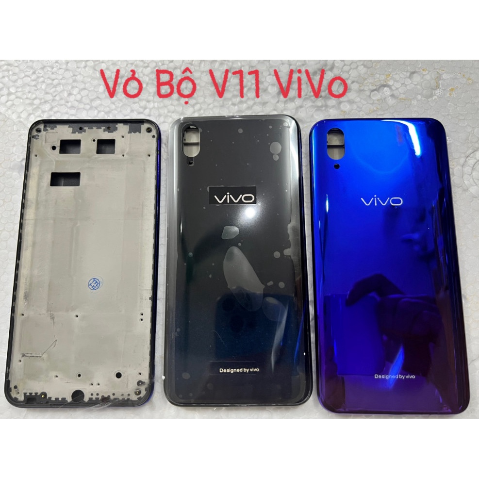 Vỏ Bộ V11 ViVo (Lưng + xương + Kính camera + nút nhựa)