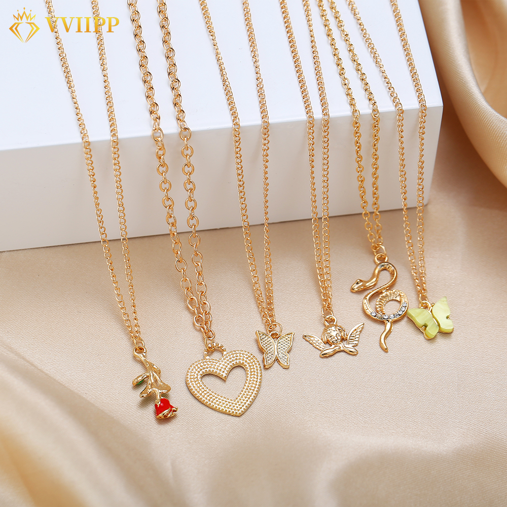 Set 6 Vòng Cổ Choker Thời Trang Cho Nữ