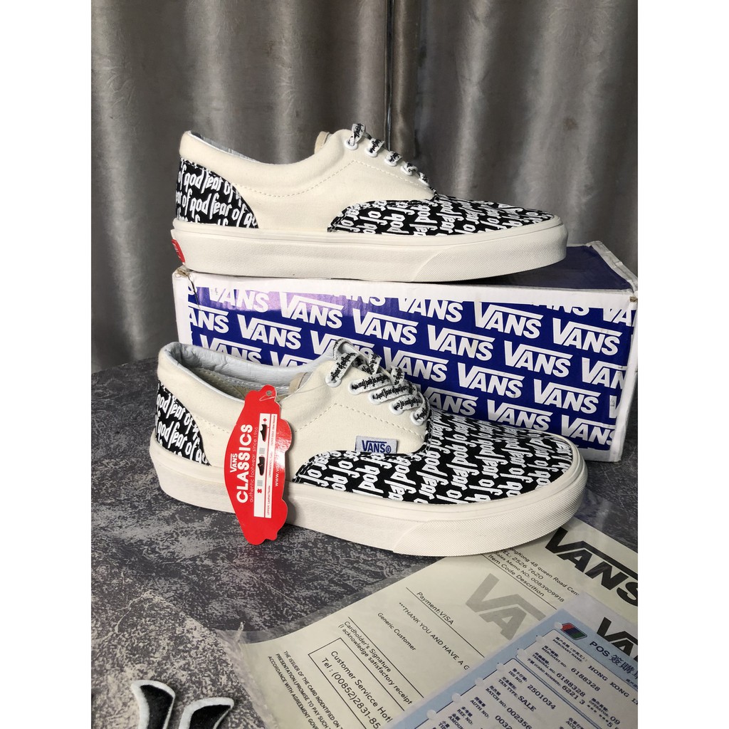 GIÀY VANS FOG FEAR OF GOD LÓT GÓT DA - GIÀY VANS CHỮ  .by sannguyen