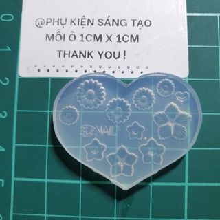 Khuôn hoa 3d Nail- khkt01 🌺🌻🌼🌸