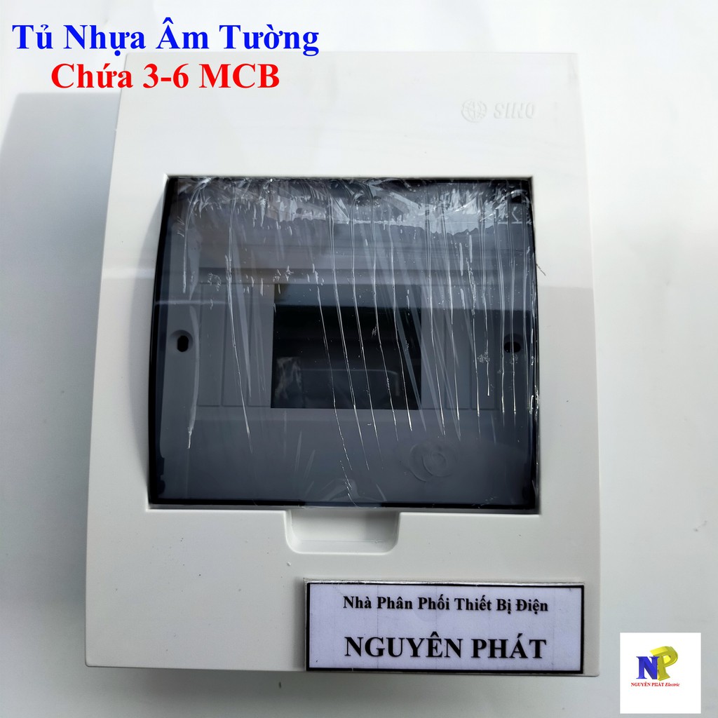 Tủ Nhựa Âm Tường Chứa 3-6 MCB E4FC3/6SA