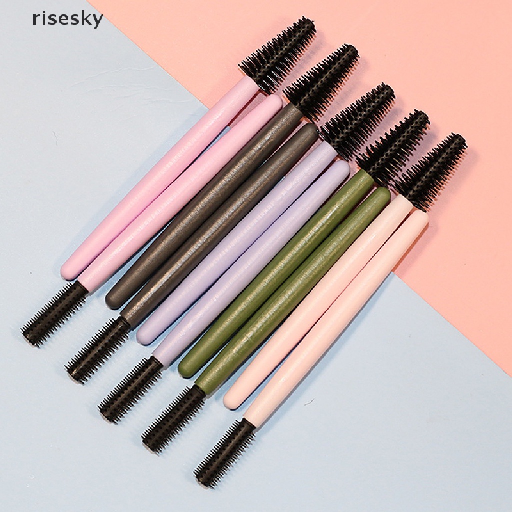 Hộp 2 Cọ Silicone Làm Sạch Mascara Trang Điểm Lông Mi ♨Trên đó