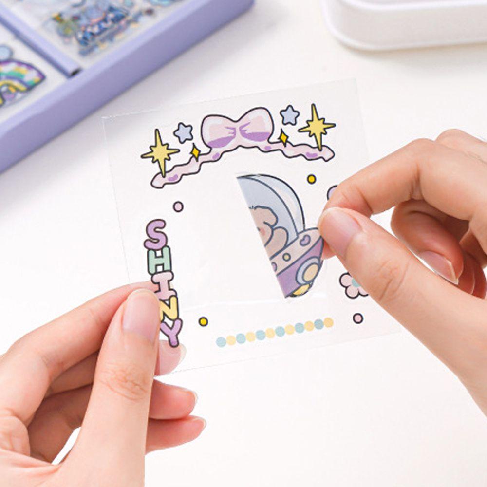 Miếng Dán Trang Trí Điện Thoại / Sổ Tay Bằng PVC Cho Nữ