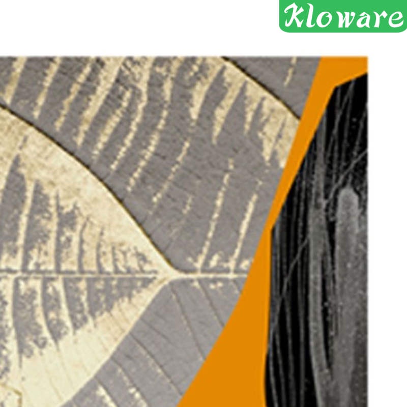 Tranh treo tường hình lá cây trừu tượng trang trí nhà cửa