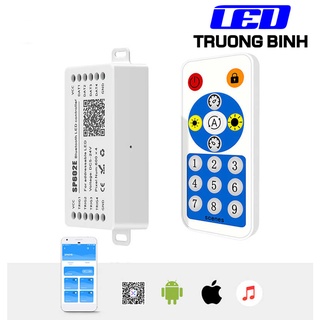 SP602E BỘ ĐIỀU KHIỂN LED FULL MÀU ARGB WS2812B WS2811 UCS1903 NHÁY THEO NHẠC 4 CỔNG ĐỘC LẬP HỖ TRỢ APP