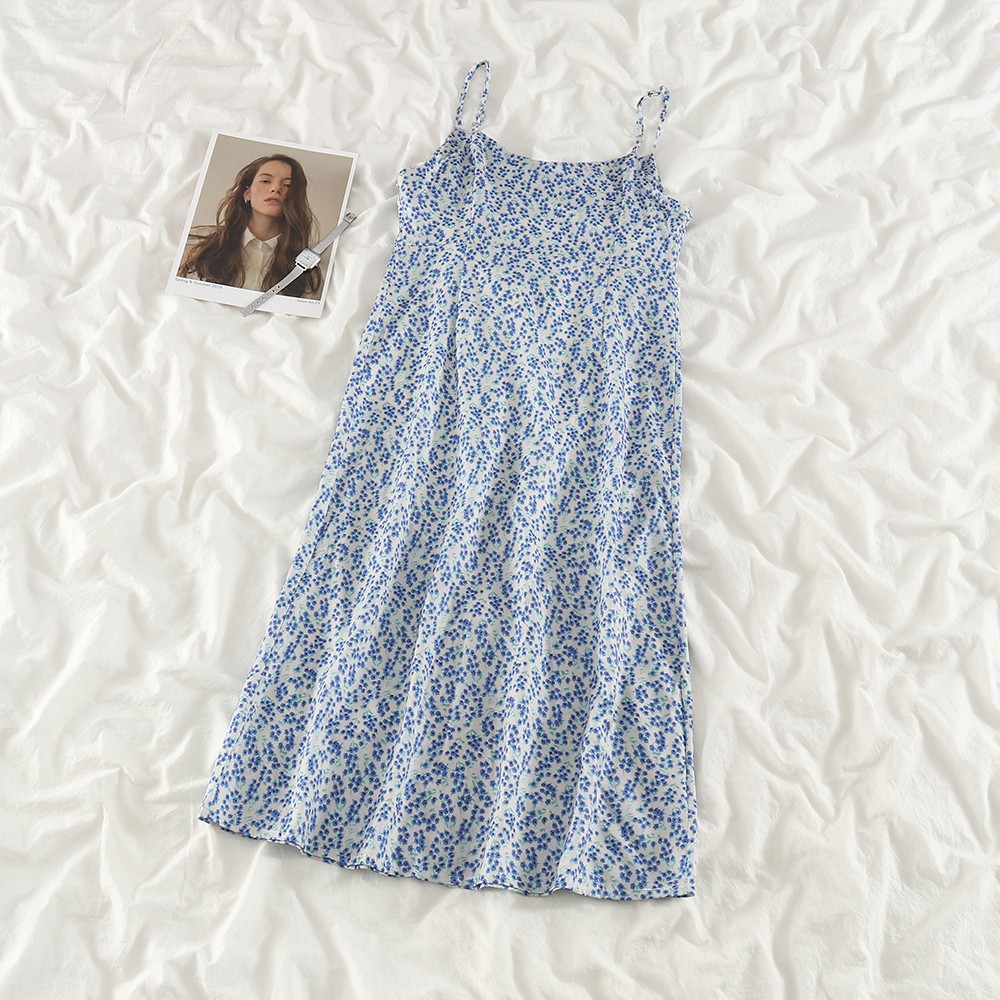 Set Áo Thun Ngắn Tay Đầm Yếm Họa Tiết Hoa Xinh Xắn Dành Cho Nữ （Buy separately） | BigBuy360 - bigbuy360.vn