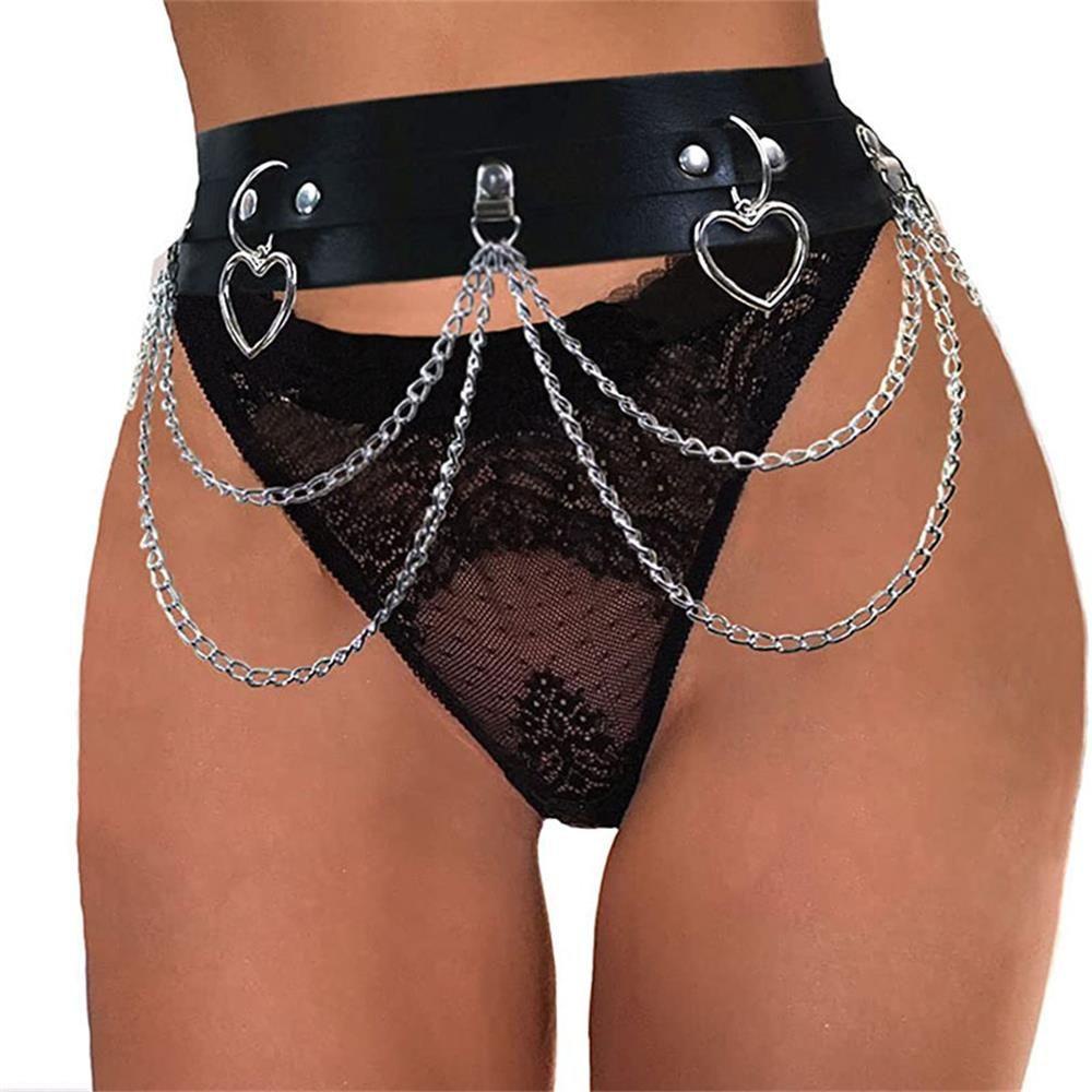 Dây Xích Đeo Hông Nhiều Lớp Phong Cách Punk Thời Trang Cho Nữ