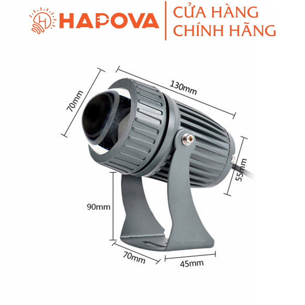 Đèn rọi cột mắt nhỏ HAPOVA MIALLY 10W DR 3021