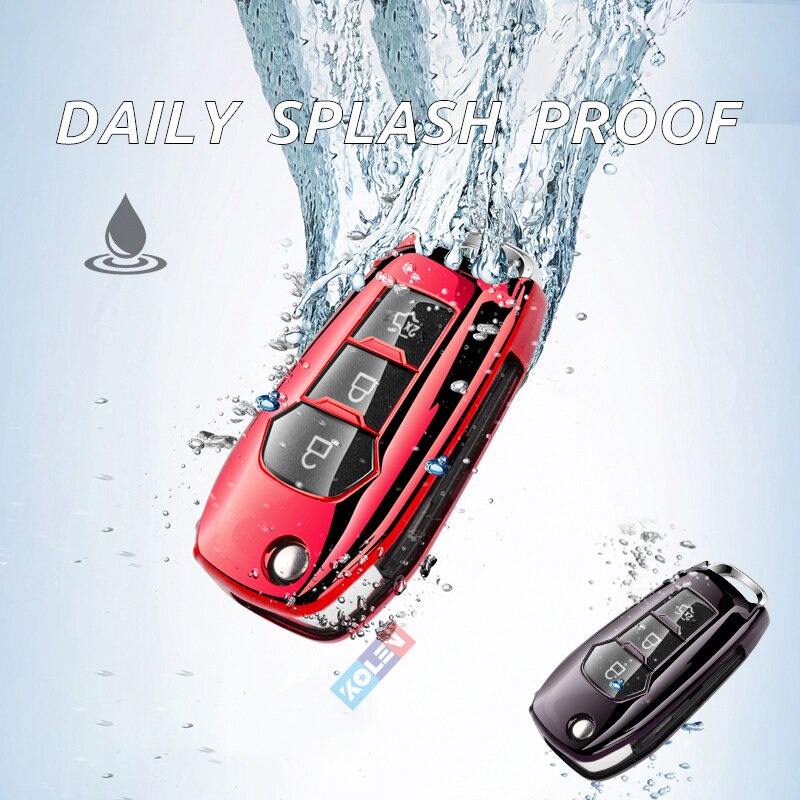 Vỏ Bọc Chìa Khóa Điều Khiển Từ Xa Bằng TPU Mềm Cho Xe Hơi Ford Fusion Fiesta Escort Mondeo Everest Ranger Explorer Mustang