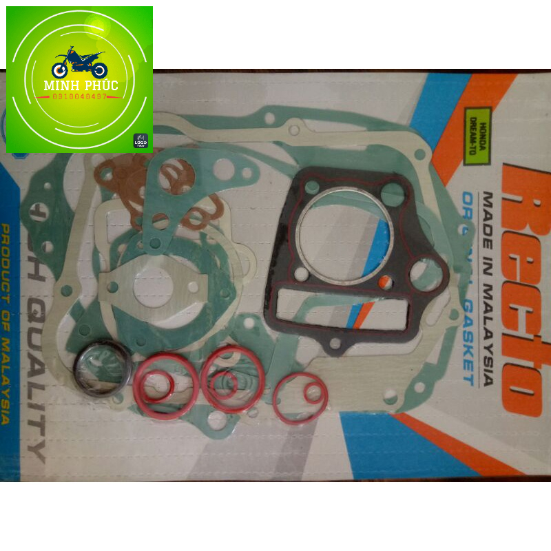 Bộ Ron máy xe Honda Dream hàng nhập khẩu malaysia thương hiệu recto