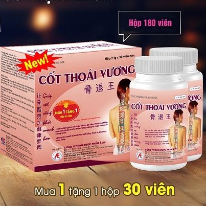 Cốt Thoái Vương Hộp 180 Viên ⚡chính hãng⚡tặng hộp 30v⚡