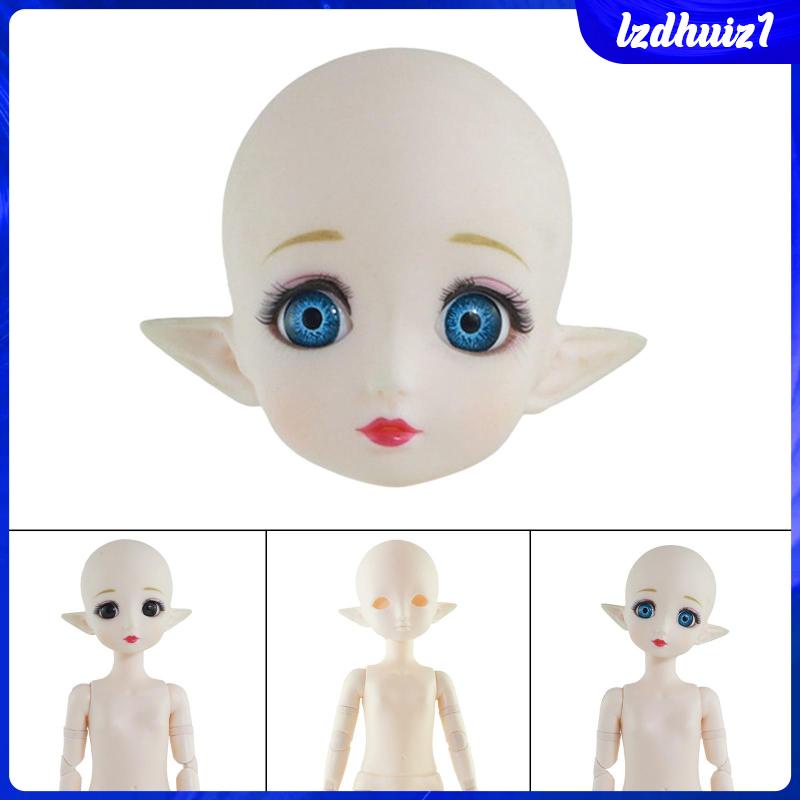 Đầu Búp Bê BJD Khớp Nối Có Thể Di Chuyển DIY 1 / 6