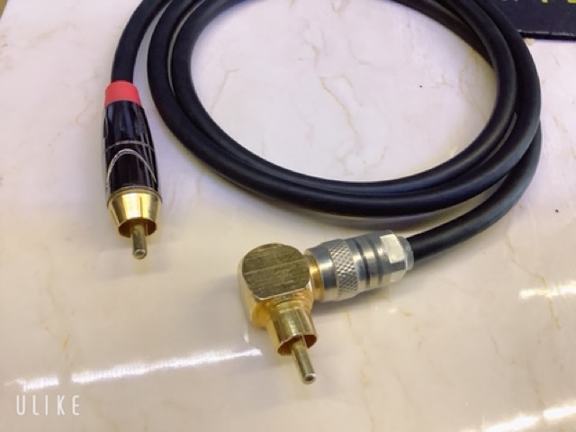 Dây kết nối coaxial 75 ohm 1 đầu góc siêu xịn