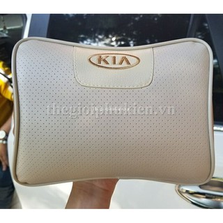 Gối tựa cổ, tựa đầu cho Ô tô, Xe hơi Logo KIA( hàng cao cấp)