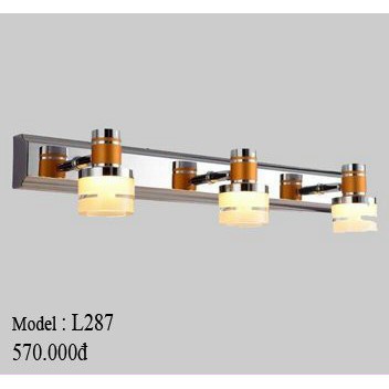 {Ảnh thật - Thanh dài 3 bóng led } Đèn soi gương, đèn hắt tranh, đèn trang trí, đèn decor - Bảo hành 12 tháng