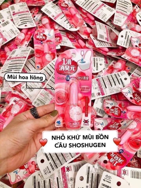Nước nhỏ thơm bồn cầu Shoshugen Kobayashi Nhật bản