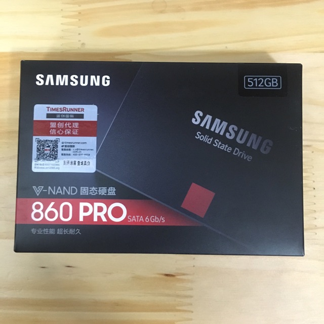 SSD Samsung 860 Pro - 256GB/512GB/1TB