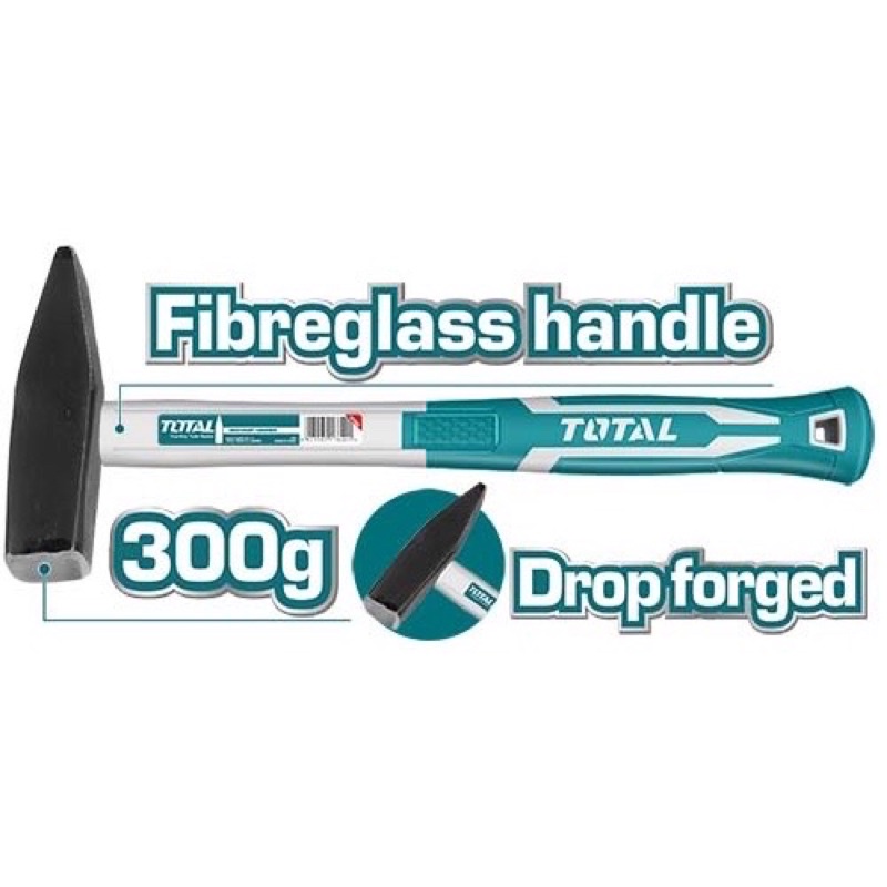 300gam Búa đóng Đinh đầu dẹp & vuông Total THT713006