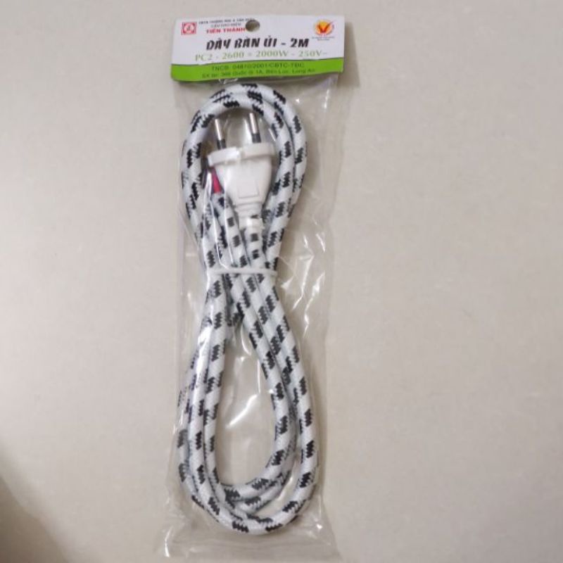 Dây bàn ủi 2000w dài 2m Tiến Thành