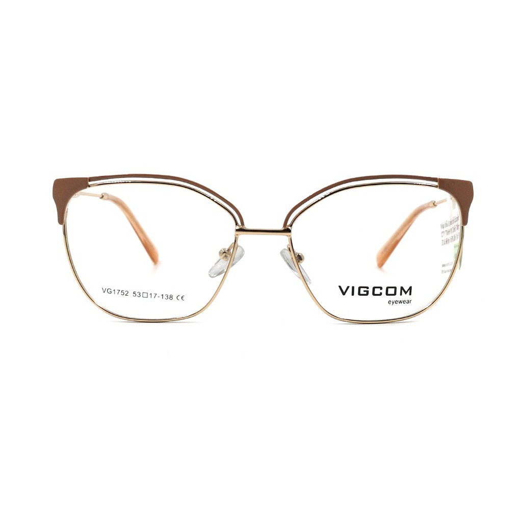 Gọng kính nam nữ Vigcom VG1752 màu sắc thời trang