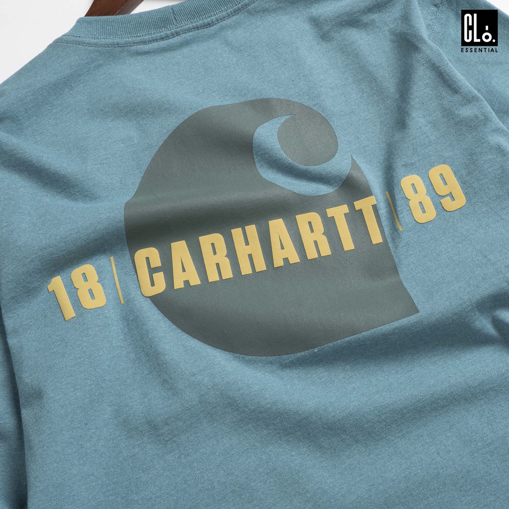 Áo Tay dài Carhartt, Loose Fit Heavyweight L/S Pocket Carhartt C Graphic T-Shirt