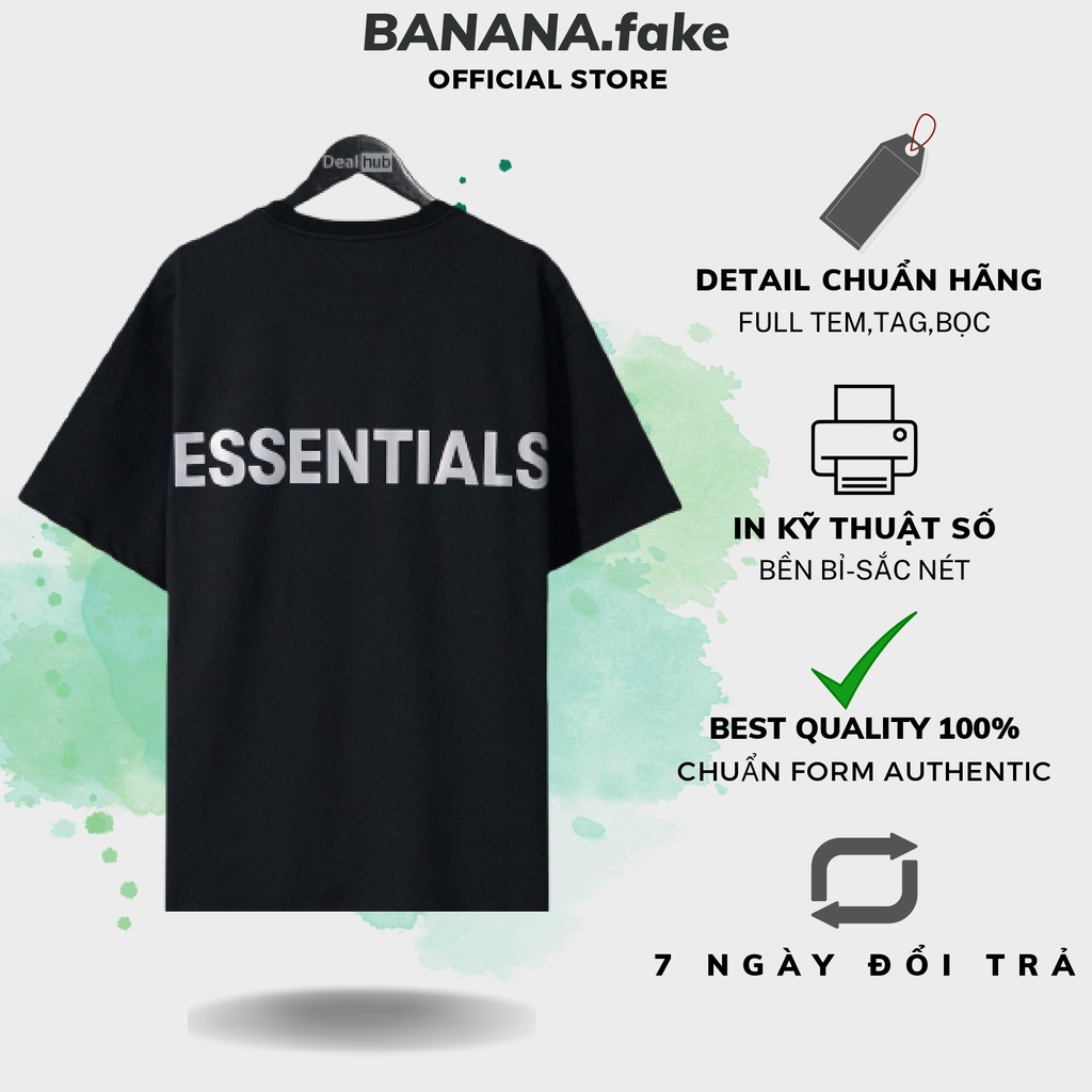 Áo thun phản quang Essentials FOG Unisex Form rộng cao cấp chuẩn Auth.