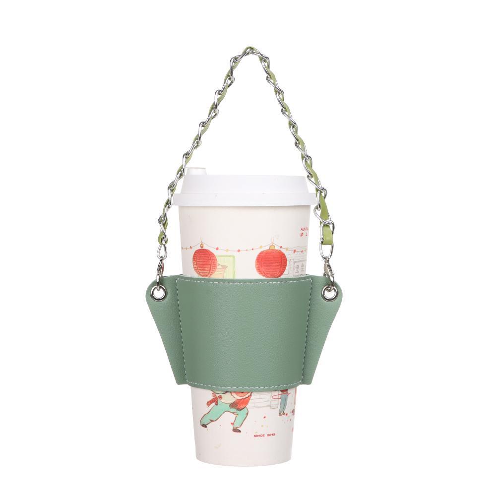Set Cốc Cà Phê Bằng Da PU Kèm Túi Đựng Và Dây Đeo Oro 1