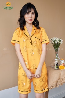 Bộ Lụa Gấu Xiao Vàng - Lửng