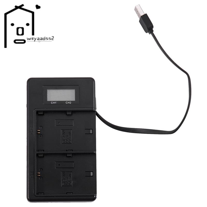 Lp-E6 Battery Charger Lcd Dual Charger For Canon Eos 5Ds R 5D Mark Ii 5D Mark Iii 6D 7D 80D Eos 5Ds R Camera