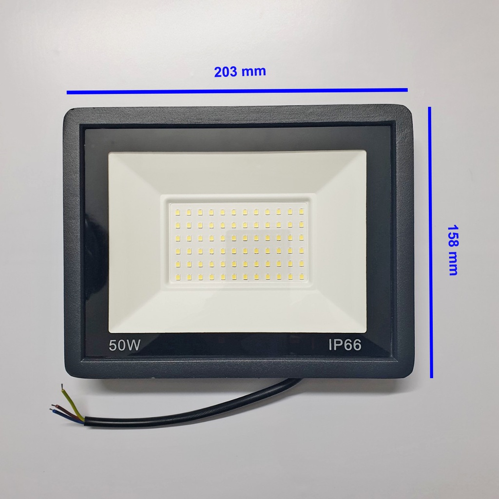 Đèn Pha Led Siêu Sáng 10W/20W/30W Chuyên Lắp Đặt Ngoài Trời, Chống Nước IP66