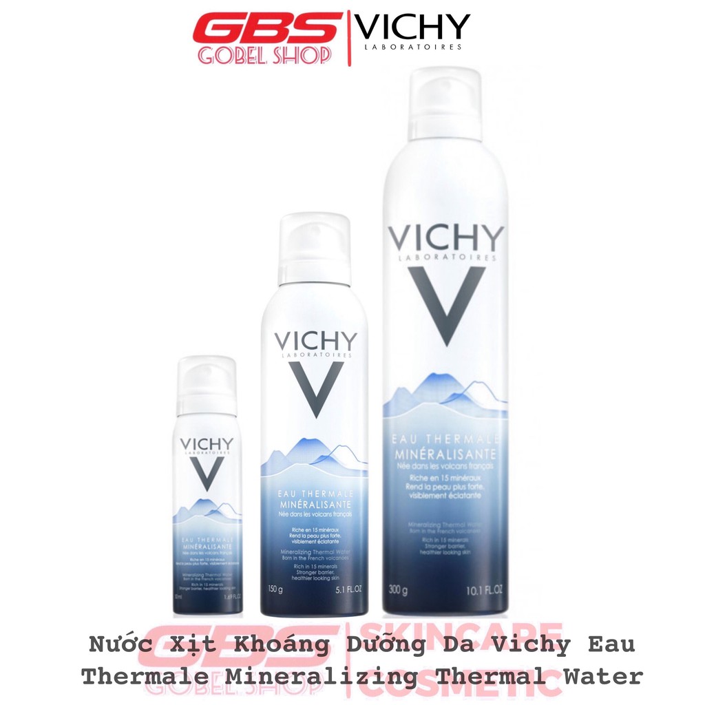 Nước Xịt Khoáng Dưỡng Da Vichy Eau Thermale Mineralizing Thermal Water