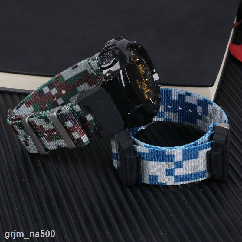 Trợ Giá Dây Đeo Nylon Thay Thế Dành Cho Đồng Hồ Casio G-Shock Ga110 100 Dw5600 Ga400 22mm