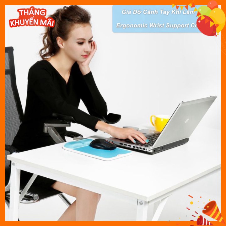 Giá kê khủy tay chóng mỏi, tạo cảm giác thoải mái khi làm việc trên máy tính Ergonomic Wrist Support Console