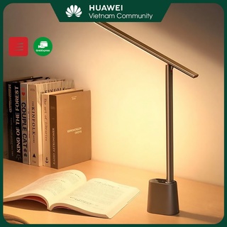 Hot đèn led cảm ứng để bàn chống mỏi mắt, chống cận baseus dgzg-02, pin sạc 2200mah cho làm việc , học tập , đọc sách