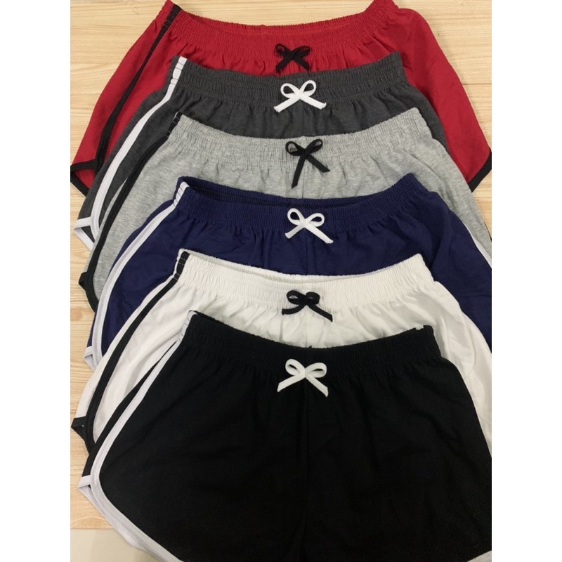 Quần đùi short nữ thun cotton 4 chiều nhiều màu và hoa văn, phù hợp mặc nhà, tập gym, đi biển.