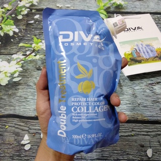 DẦU HẤP PHỤC HỒI COLLAGEN DIVA 500ml