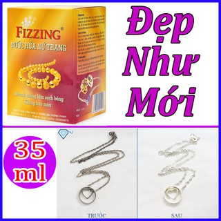 Nước rửa vàng bạc, nữ trang, trang sức FIZZING hộp 35ml