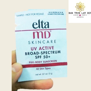 Sample kem chống nắng elta md 2g