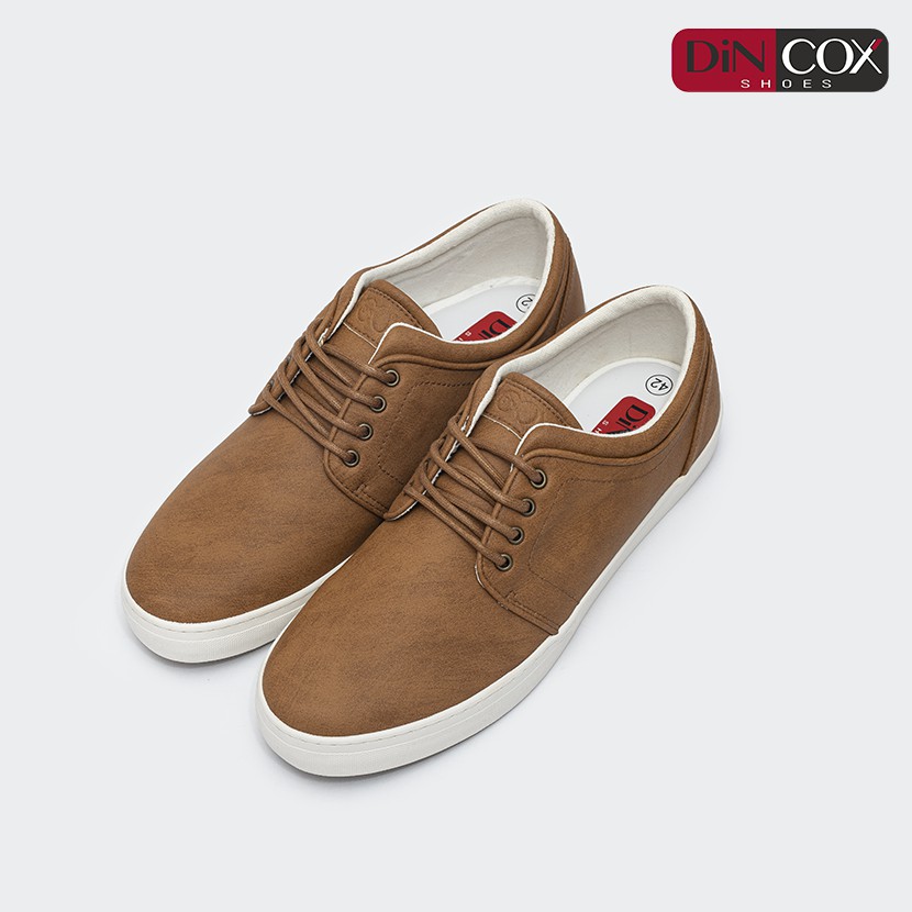 Giày Sneaker Da Nam DINCOX C03 Khí Chất Lịch Thiệp Tan