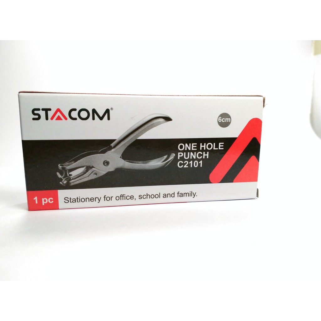 Kìm bấm 1 lỗ giấy, bìa, đường kính lỗ 6mm Stacom