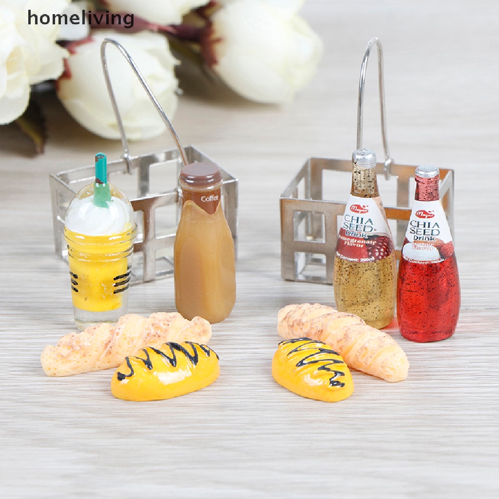 Giỏ Bánh Mì mini Tỉ Lệ 1: 12 Trang Trí Nhà Búp Bê