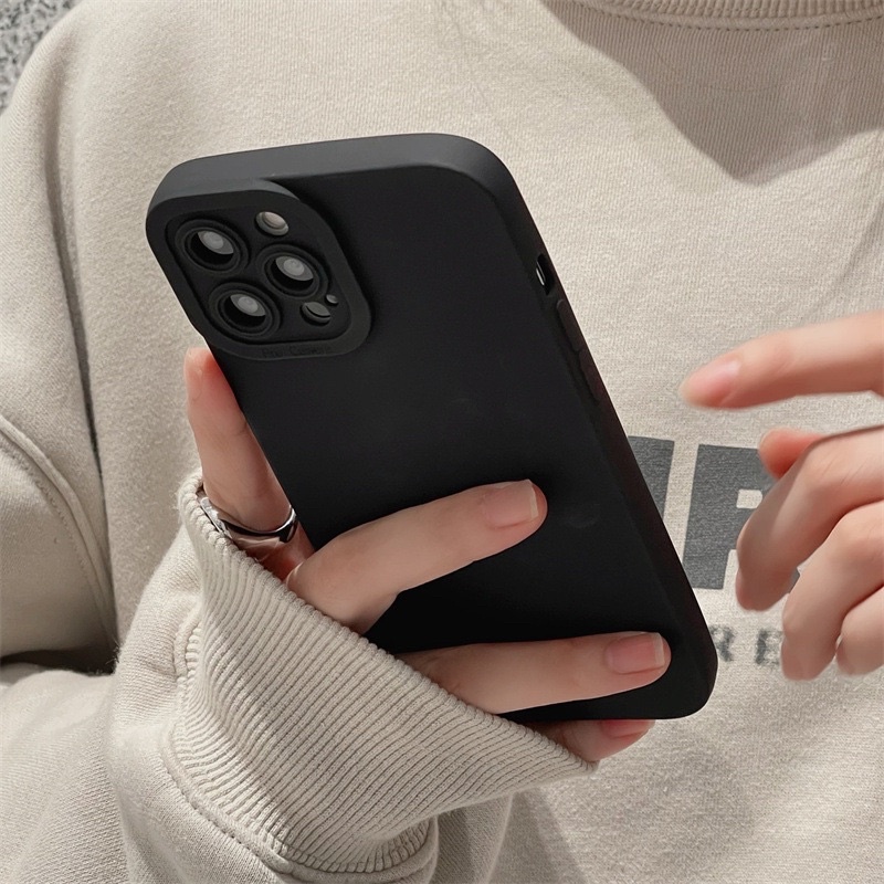 (SIÊU RẺ) Ốp lưng iphone procam màu đen dày dặn 7plus/8/8plus/x/xr/xs/11/12/13/pro/max/plus/promax