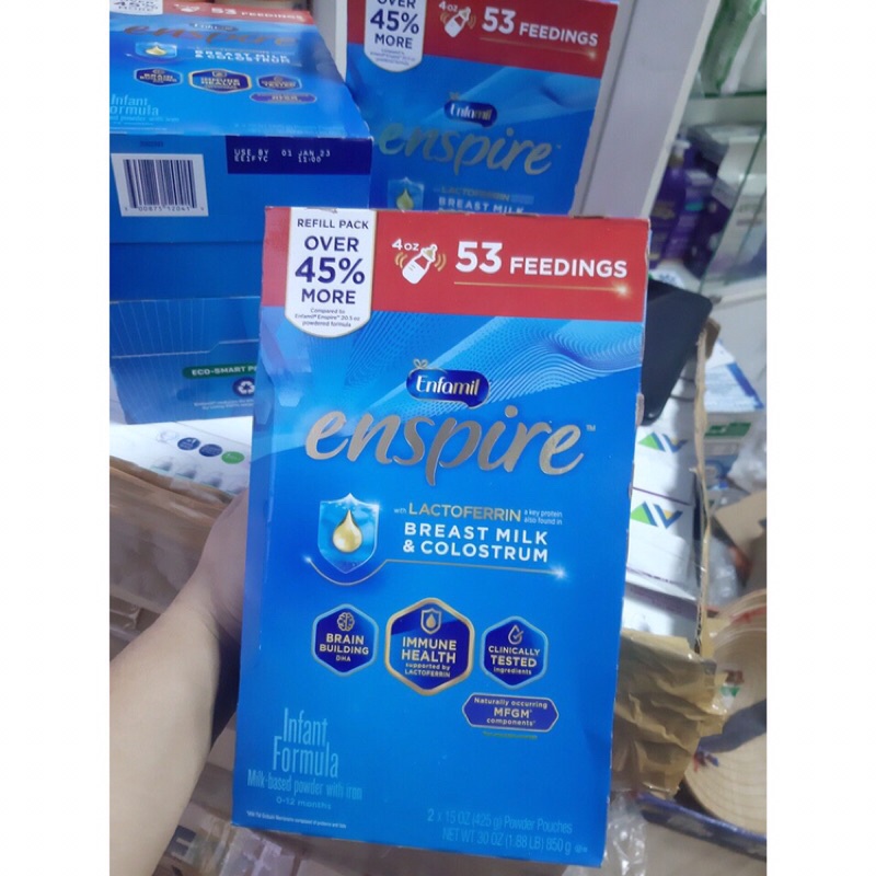 Date 6/2024 Sữa Enspire toddler, Enspire giấy ,Enspire hồng mẫu mới  của Mỹ
