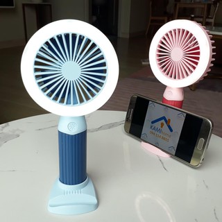 Quạt cầm tay mini  điện cổng USB ❤️Có đèn Led❤️ KamiVietNam MS17005 bảo hành 3 tháng đổi mới