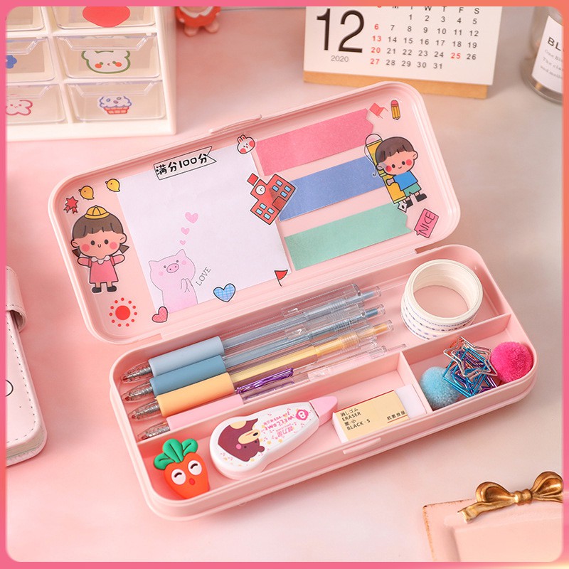 Hộp Đựng Bút Hình Bánh Macaron Đáng Yêu