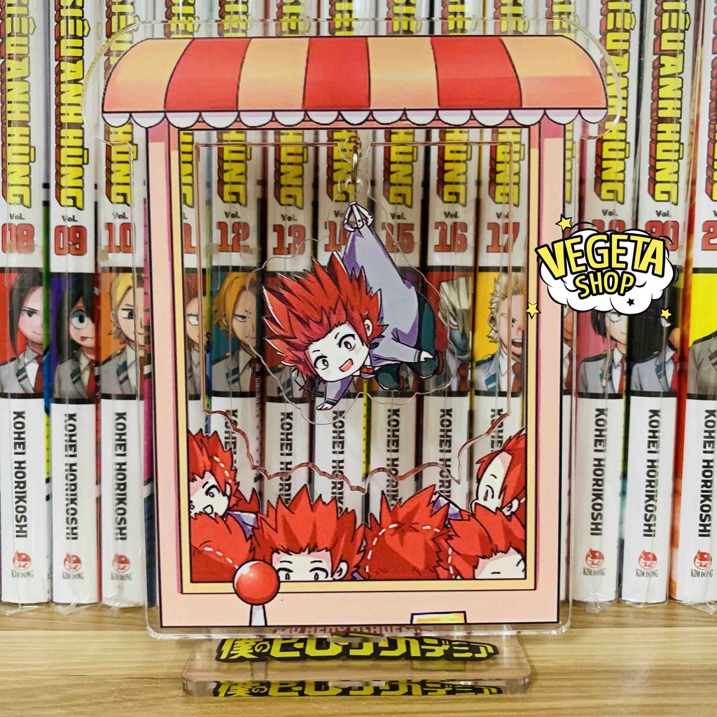 Mô Hình Tượng Standee Acrylic Mica 2 mặt gắp thú - My Hero Academia Học viện siêu anh hùng - Midoriya Bakugo Todoroki